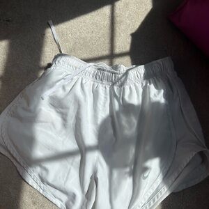 Nike White Athletic Shorts Lightweight Performance
